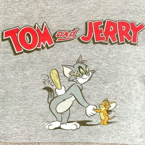 HANNA-BARBERA | Youth Size Small (18) Gray “TOM and JERRY” Shirt - Picture 5 of 7